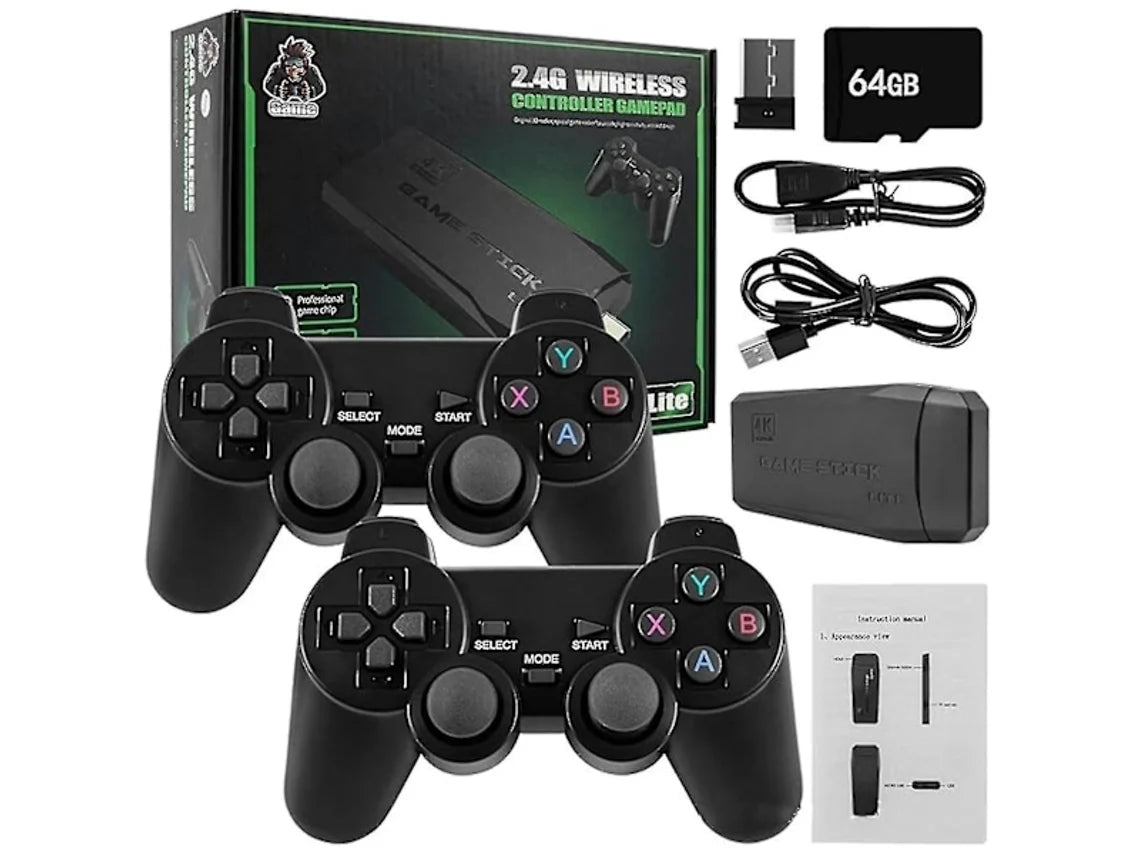 Game Stick 4K Retro — Más de 20.000 juegos clásicos en tu televisor
