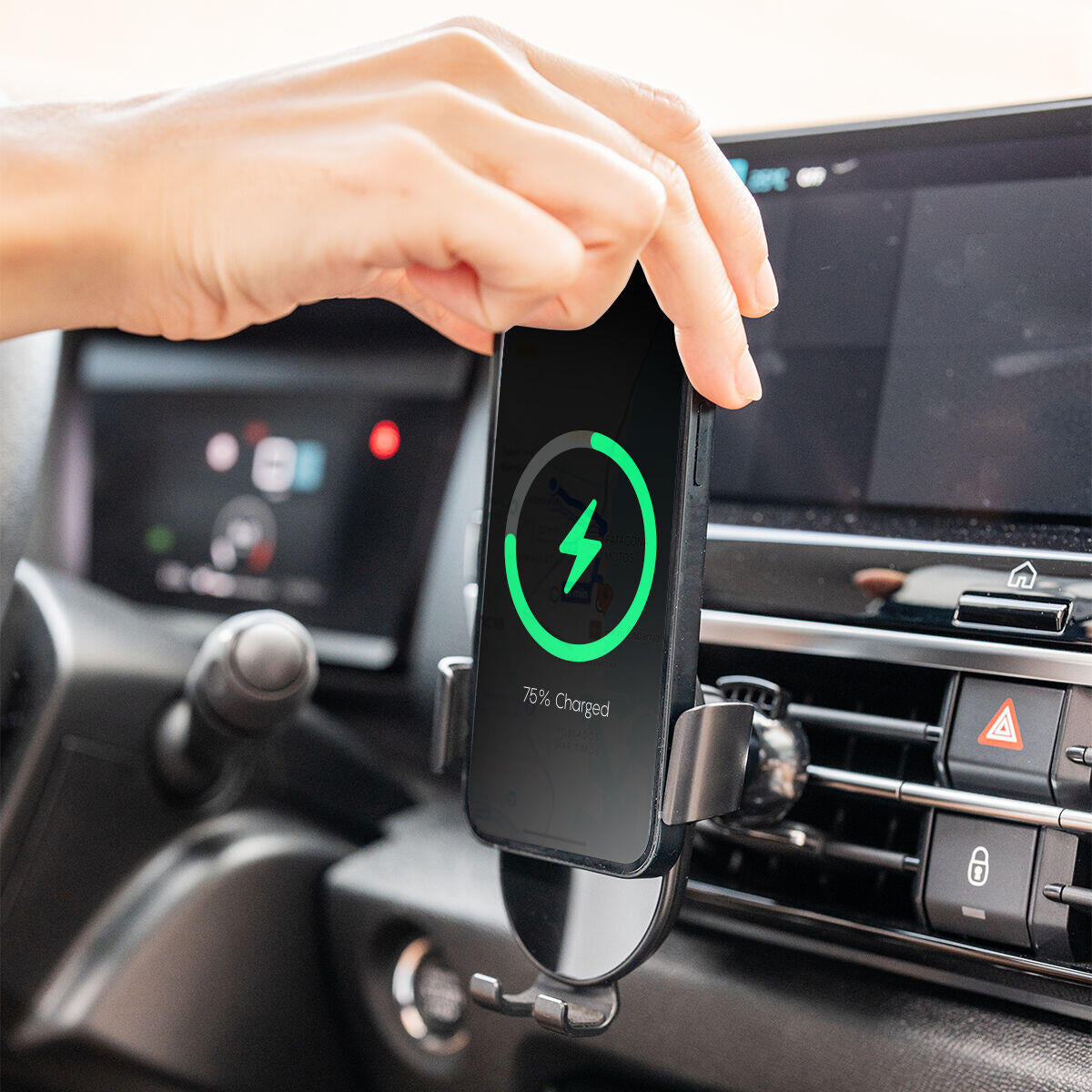 Suporte para carregador rápido sem fio para carro Chakar InnovaGoods