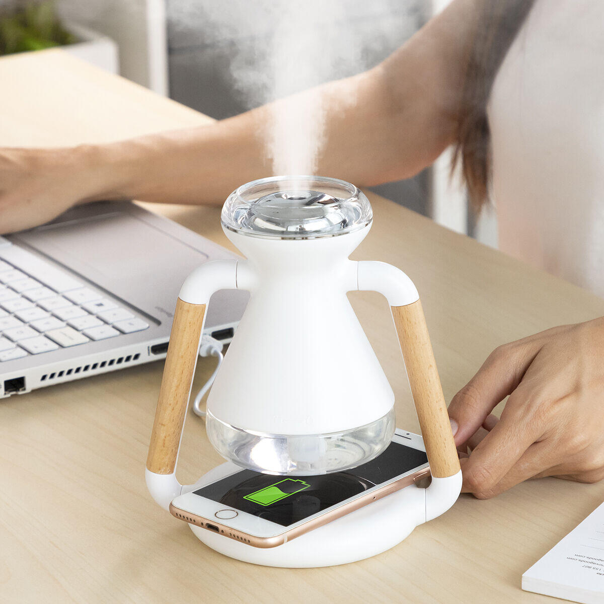 Humidificador, Difusor y Carga por Inducción