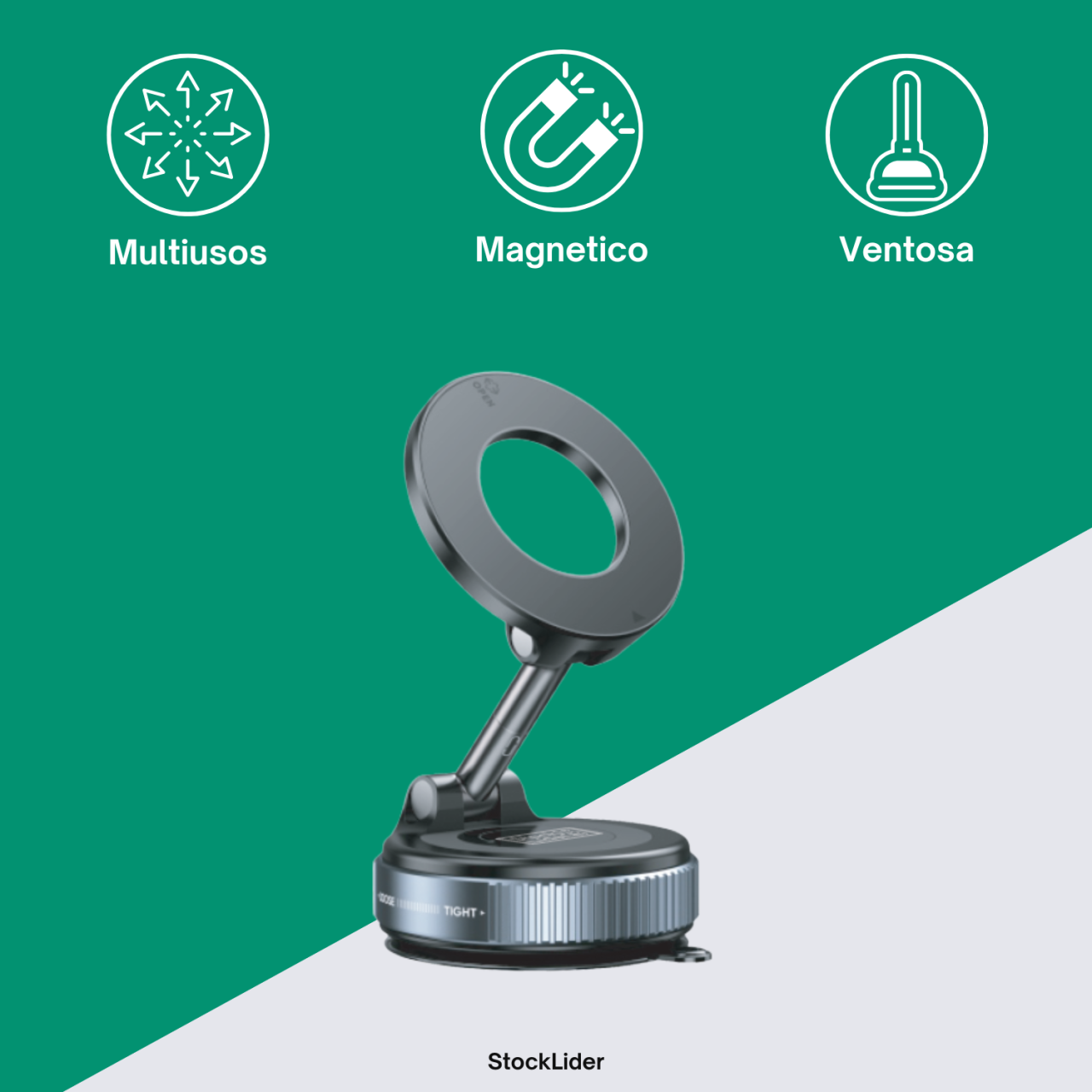 SportGrip™ O Soporte Magnético Universal para Teléfonos