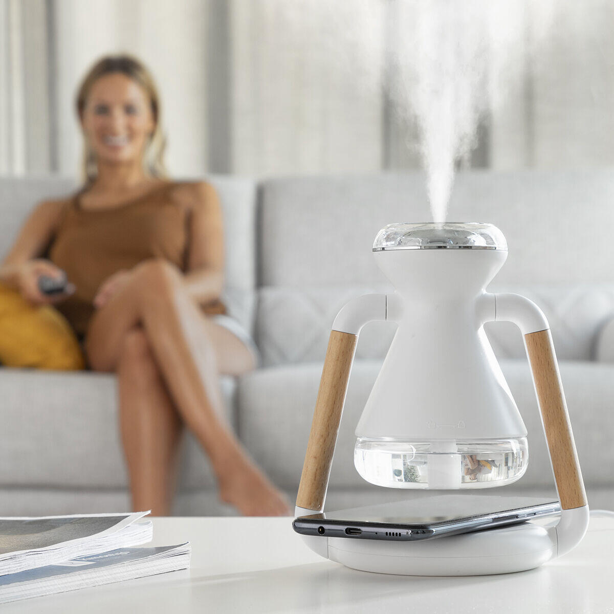 Humidificador, Difusor y Carga por Inducción