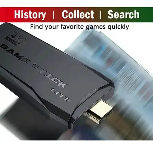 Game Stick 4K Retro — Más de 20.000 juegos clásicos en tu televisor