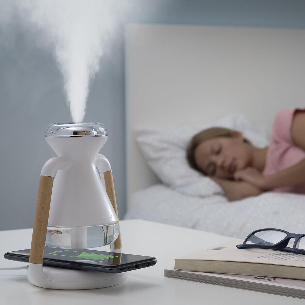 Humidificador, Difusor y Carga por Inducción