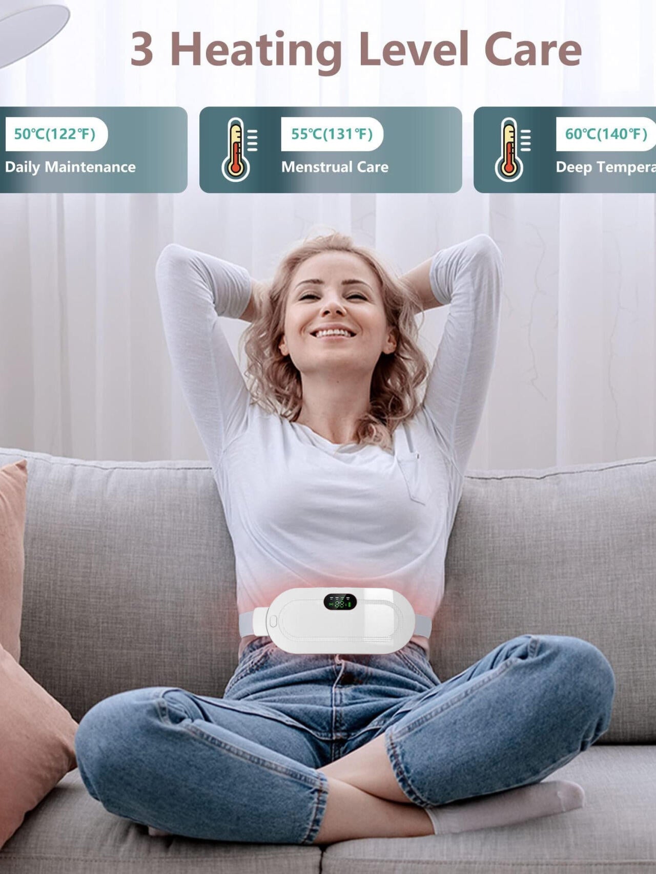 LiviCalor Pro,Cinturón de masaje abdominal
