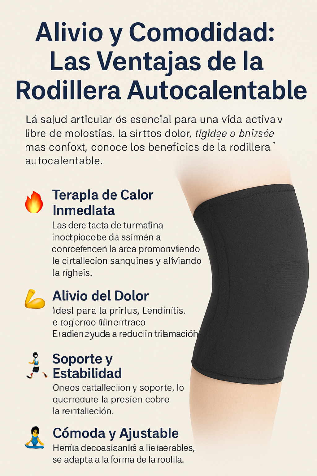Alivio y Comodidad: Las Ventajas de la Rodillera Autocalentable