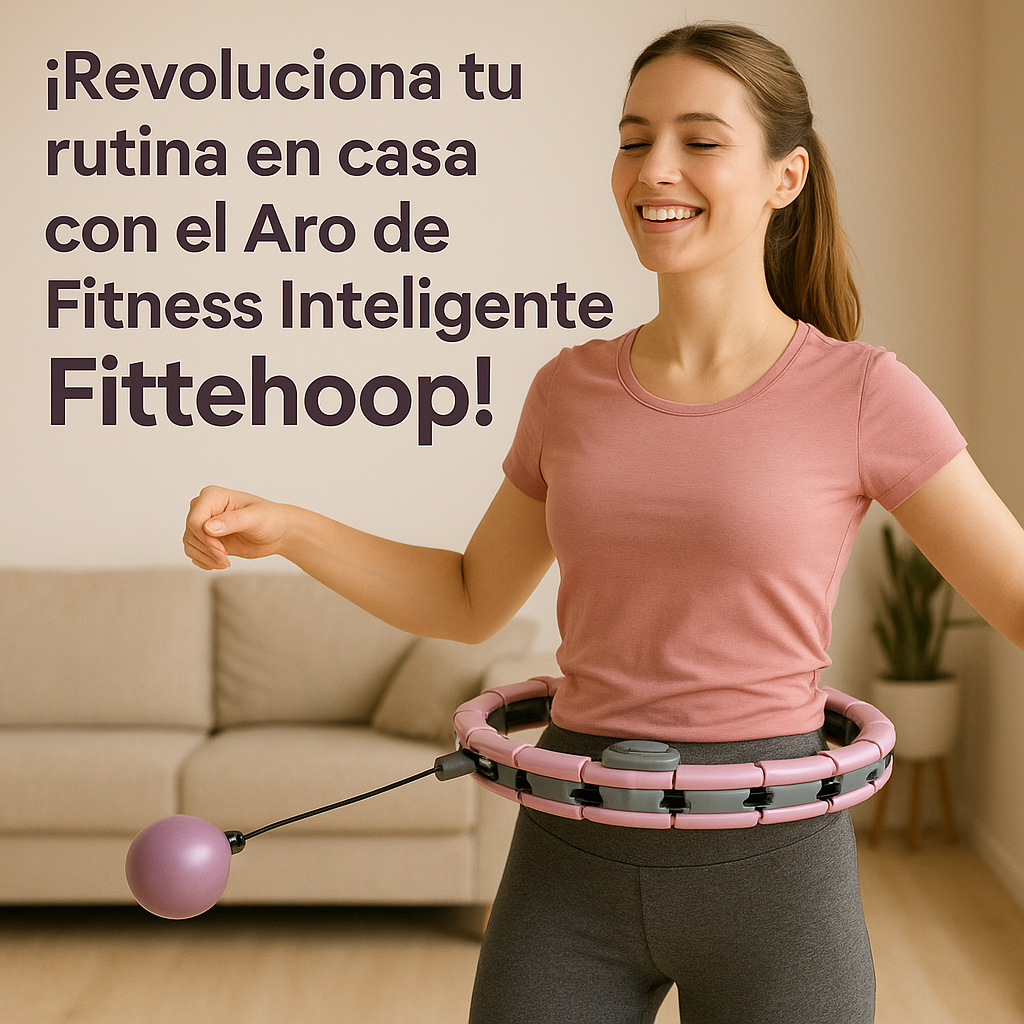 Fittehoop: el aro de ejercicio que quema calorías y te hace sonreír