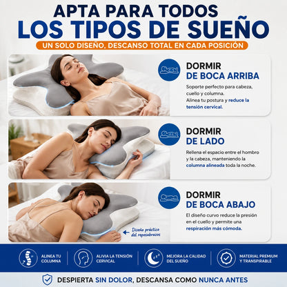 Almohada Cervical Mariposa