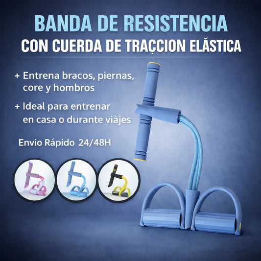 Bandas elásticas de treino multifuncionais