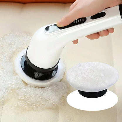 Escova Elétrica de Limpeza Sem Fios 9 em 1