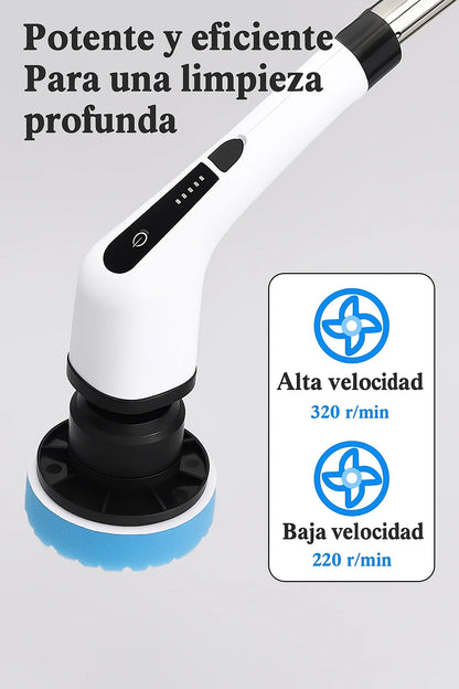 CEPILLO ELÉCTRICO DE LIMPIEZA INALÁMBRICO 9 EN 1