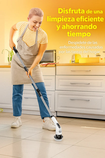 CEPILLO ELÉCTRICO DE LIMPIEZA INALÁMBRICO 9 EN 1
