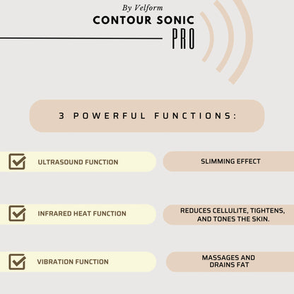 ContourSonic Pro – Cavitador Ultrasónico + Infrarrojos