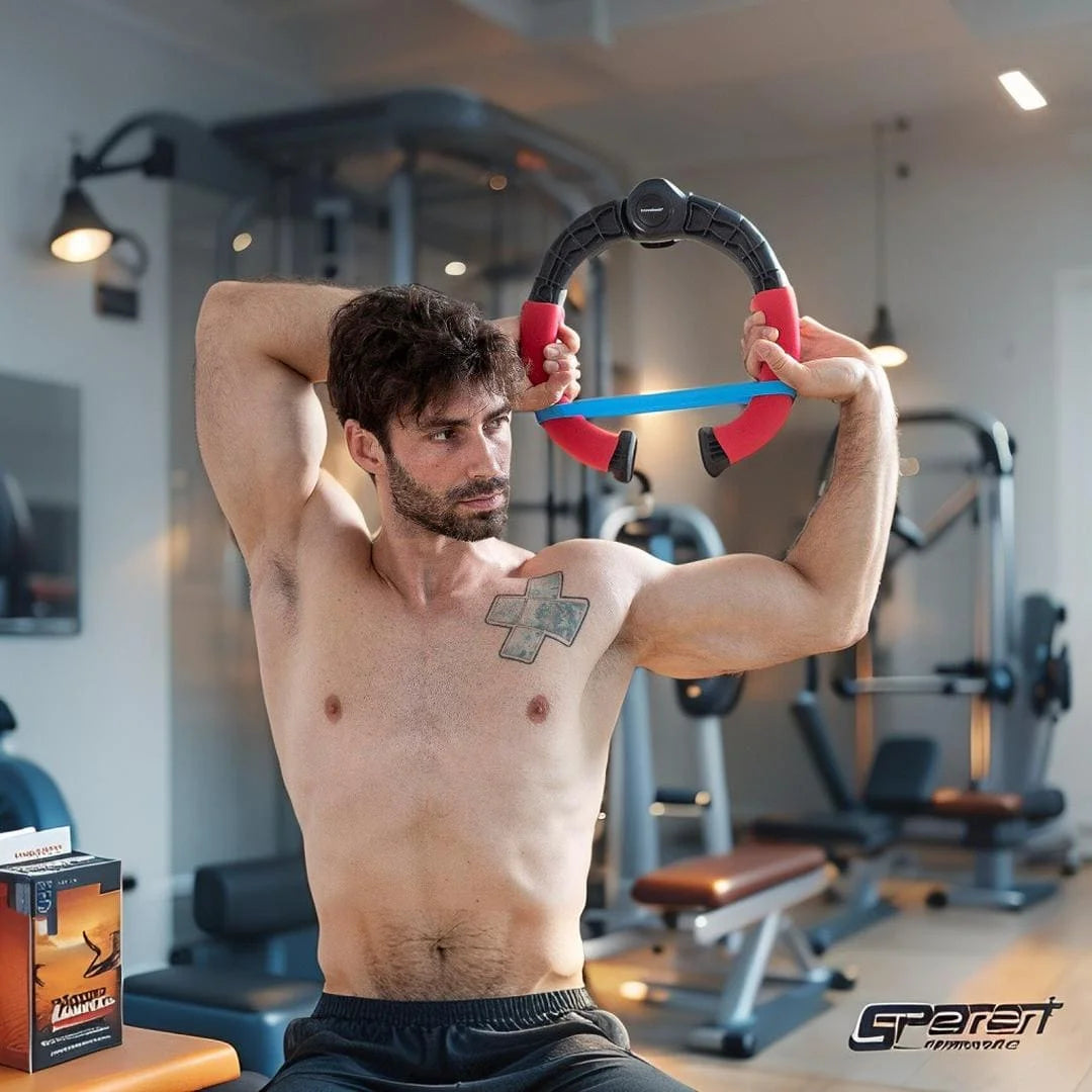 Exercitador de Braços com Bandas de Resistência