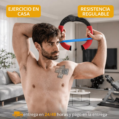 Exercitador de Braços com Bandas de Resistência