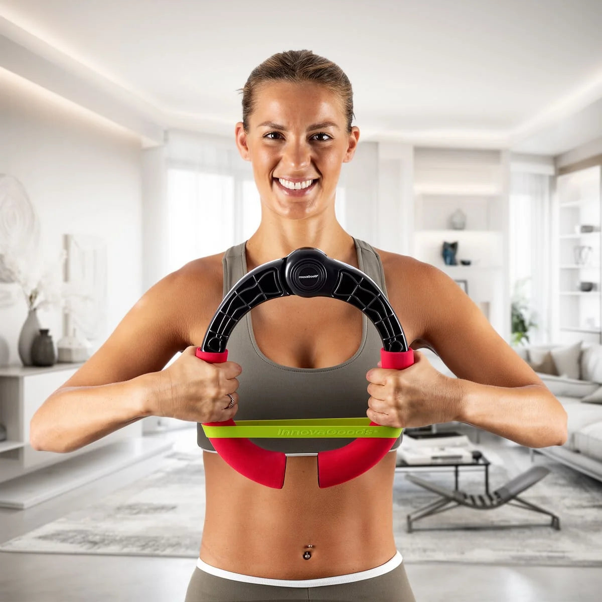 Exercitador de Braços com Bandas de Resistência