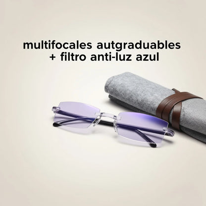 Gafas Multifocales Autograduables con Filtro Anti-Luz Azul