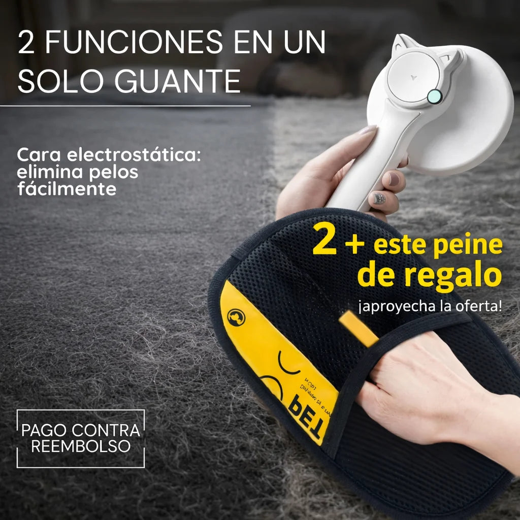 Guantes quita pelos + Peine grátis