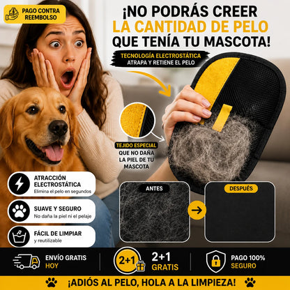 Guantes quita pelos 2+ 1 grátis
