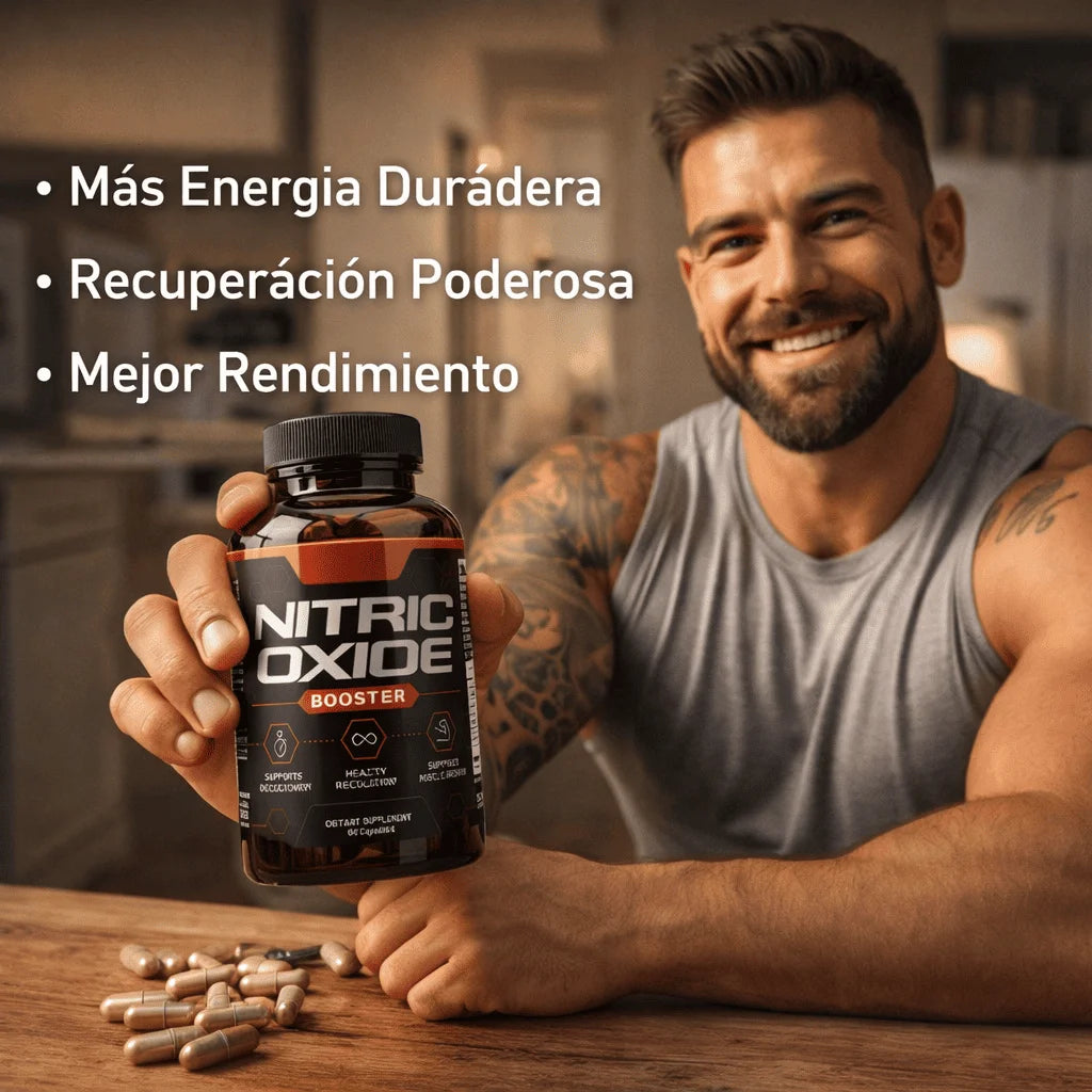 Suplemento de Óxido Nítrico para Energia, Resistência e Recuperação