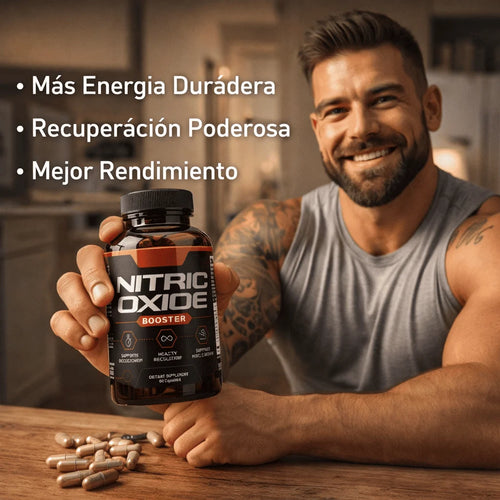 Suplemento de Óxido Nítrico para Energia, Resistência e Recuperação