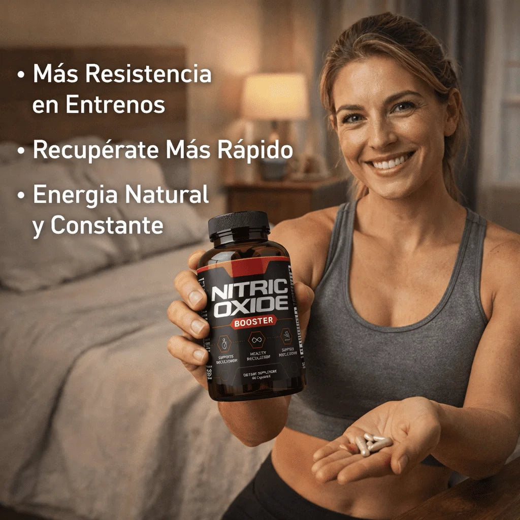 Suplemento de Óxido Nítrico para Energia, Resistência e Recuperação