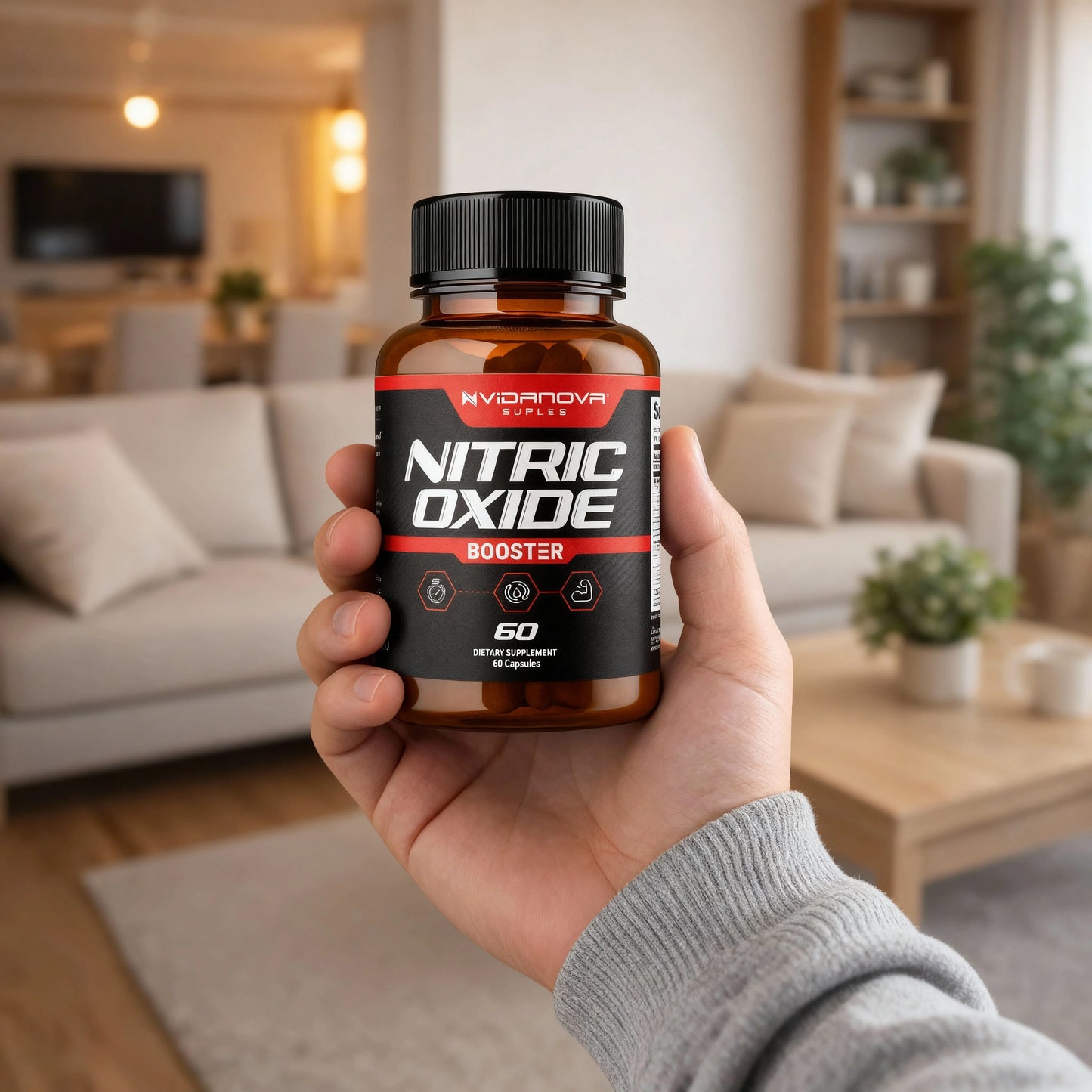 Suplemento de Óxido Nítrico para Energia, Resistência e Recuperação