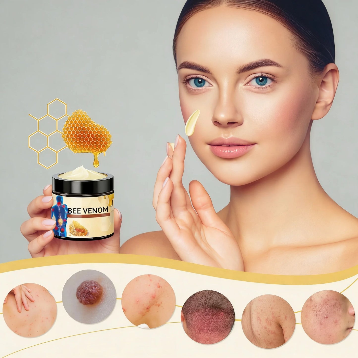 1+2 Crema Reparadora  Veneno de Abeja