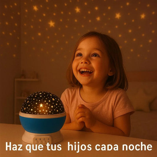 Proyector de Estrellas y Luna para Niños | Regalo Mágico de Navidad