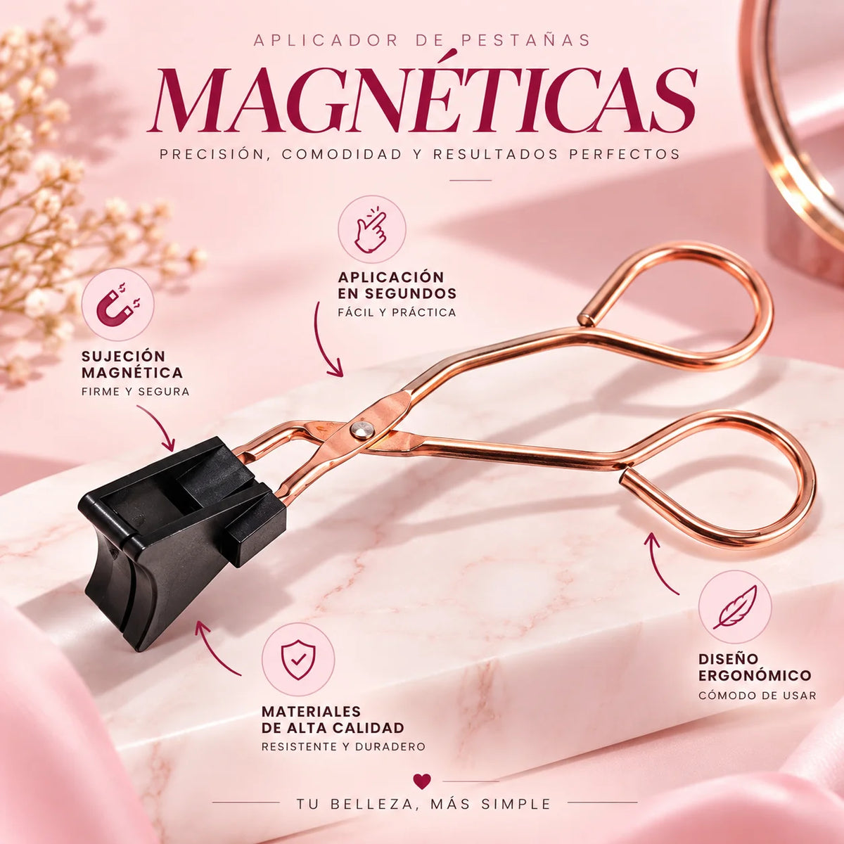 Pestañas Magnéticas con Aplicador — Una Mirada Irresistible en Segundos
