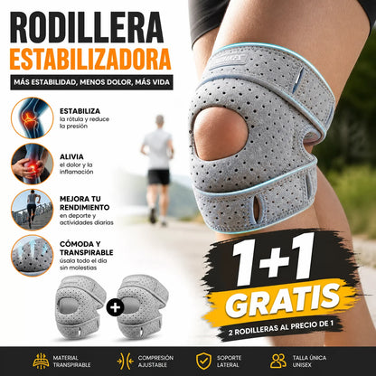 Rodillera Estabilizadora con Soporte de Rótula | Alivio Inmediato y Máxima Estabilidad | Oferta 2x1