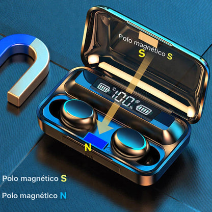 SoundPulse F9 Pro – Auriculares Desportivos LED