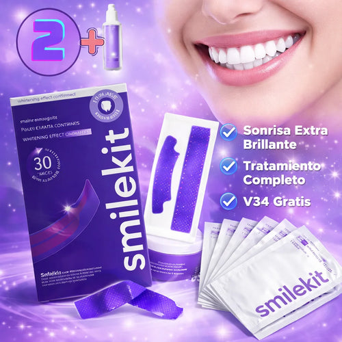 Tiras Blanqueadoras Dientes + V34 Gratis