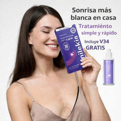 Tiras Blanqueadoras Dientes + V34 Gratis