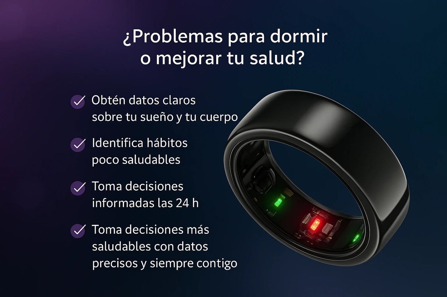 ANILLO INTELIGENTE CON ESTUCHE DE CARGA