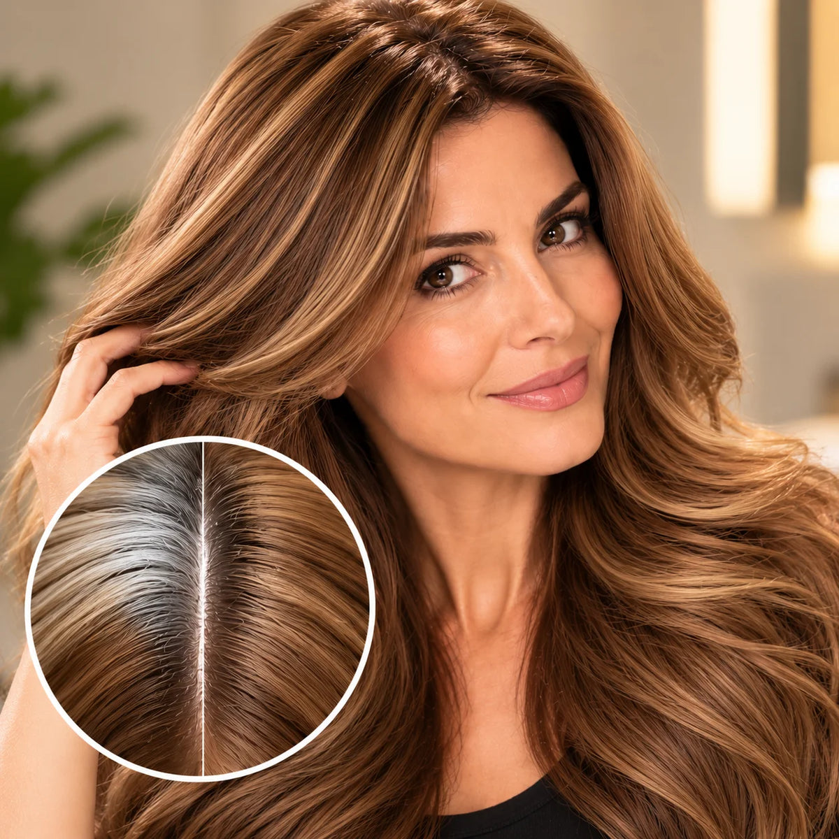 CHAMPÚ 3 EN 1 CUBRE CANAS – KISS BEAUTY