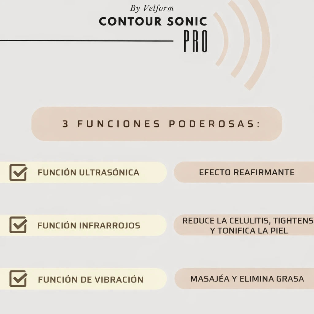 ContourSonic Pro – Cavitador Ultrassónico + Infravermelhos