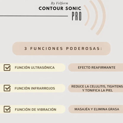 ContourSonic Pro – Cavitador Ultrassónico + Infravermelhos