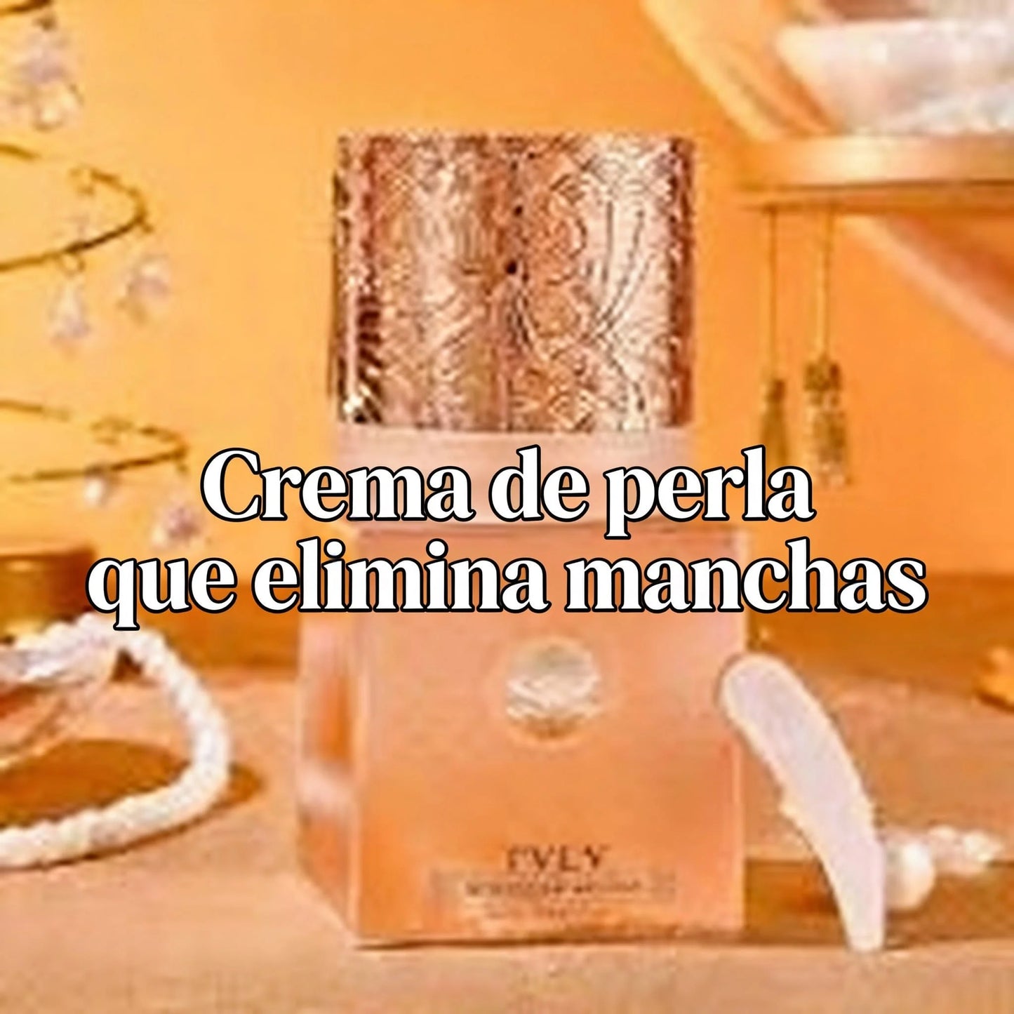 Creme facial branqueador com extrato de pérola 50ml.
