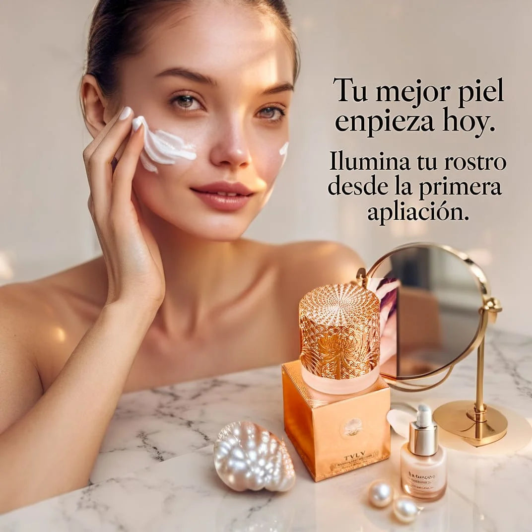 Creme facial branqueador com extrato de pérola 50ml.