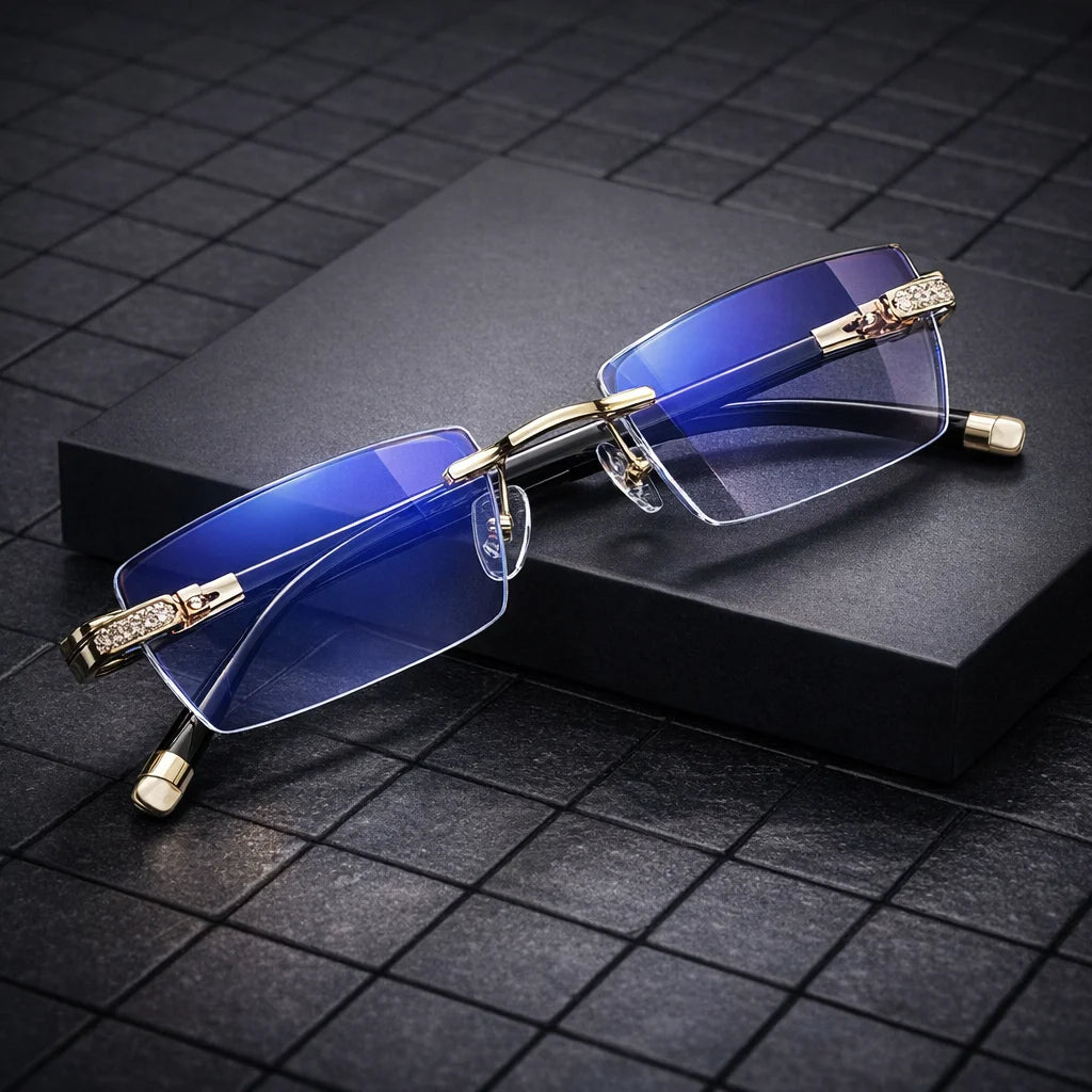 Óculos Multifocais Autogradáveis com Filtro Anti-Luz Azul