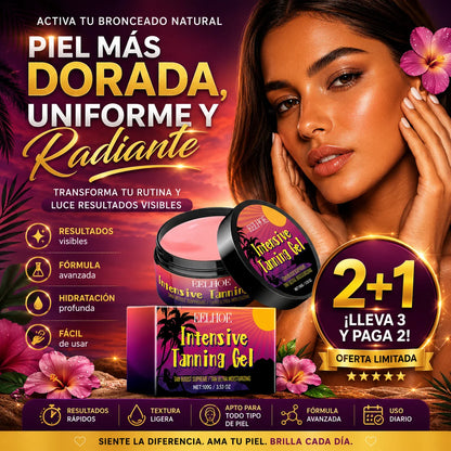 Gel Intensificador de Bronceado Ultra Hidratante | Piel Dorada, Uniforme y Radiante