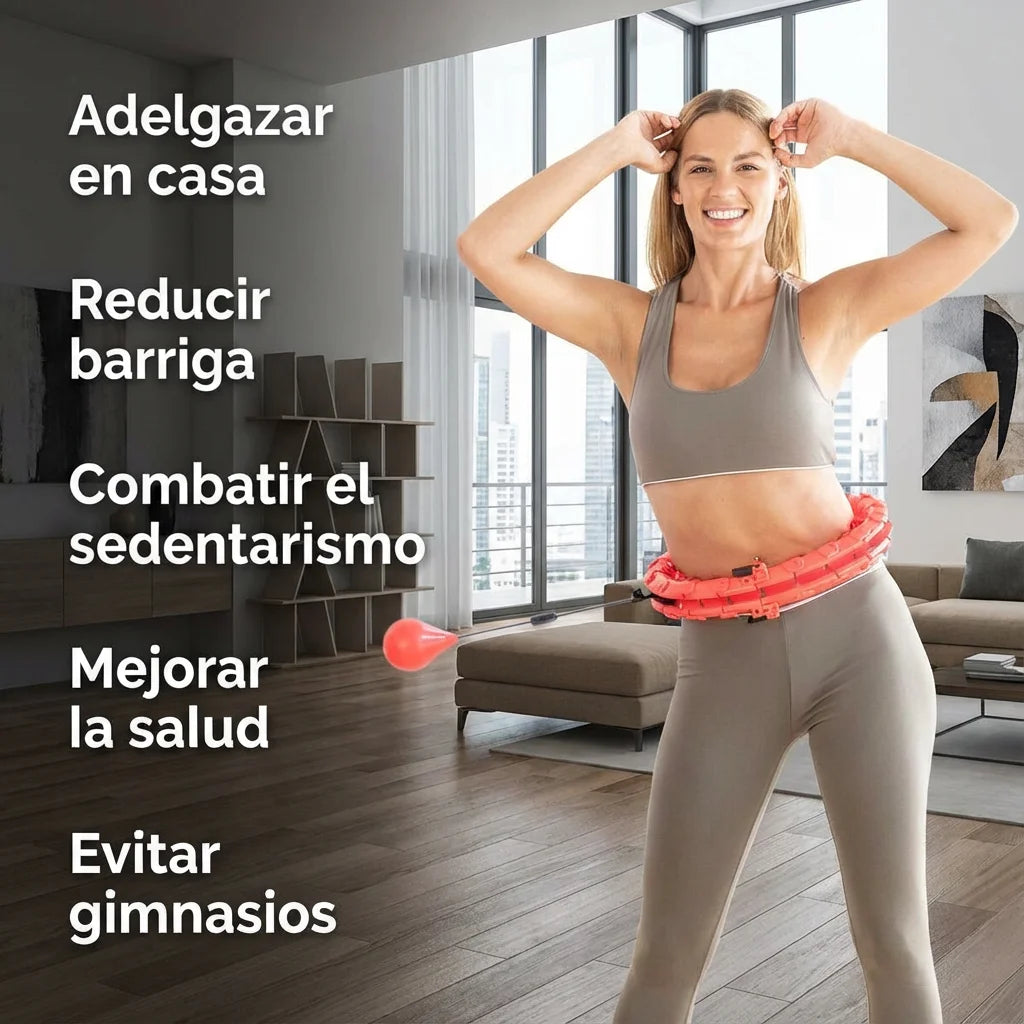Hula Hula Inteligente con Peso para Adelgazar en Casa