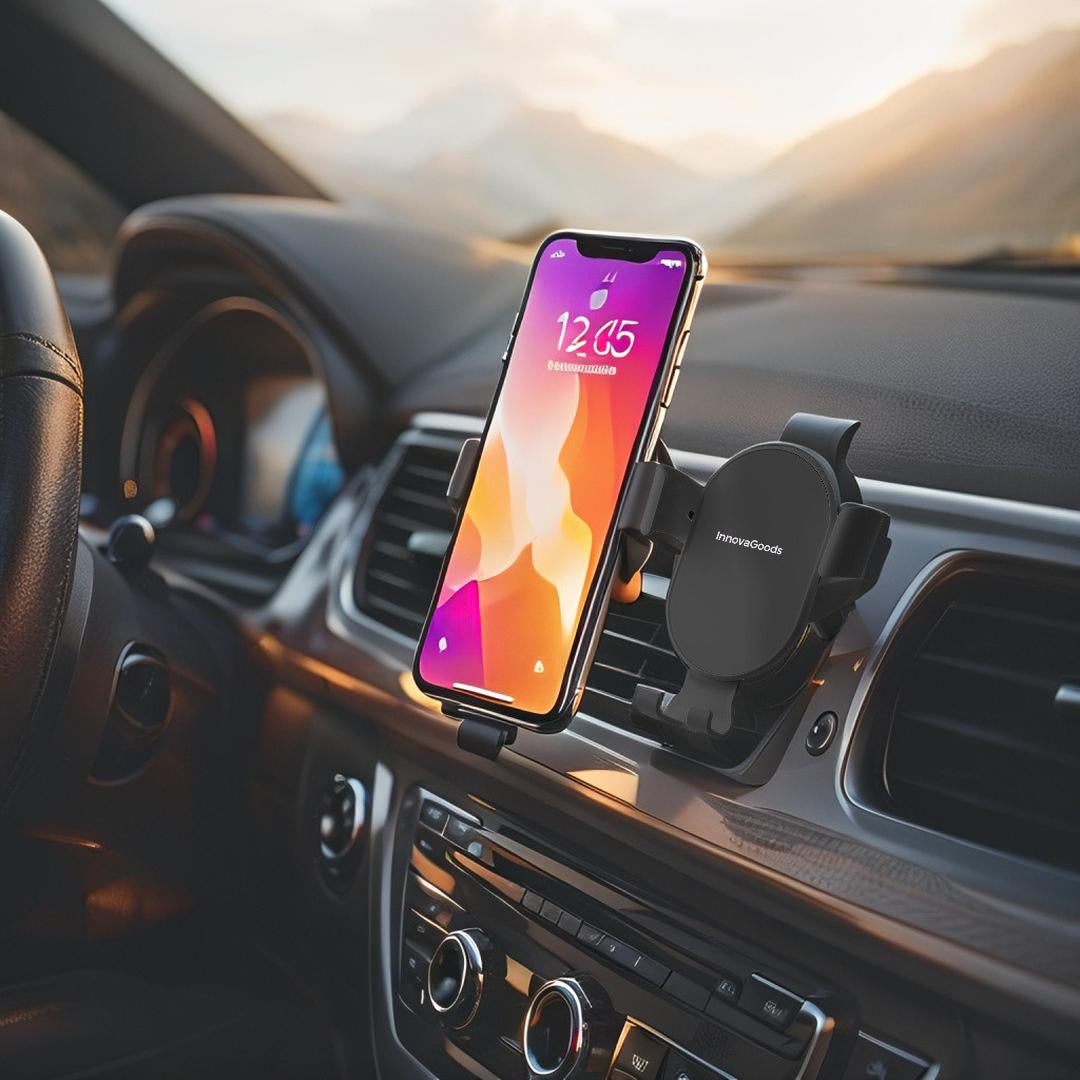 Soporte Cargador Rápido Inalámbrico para Coche
