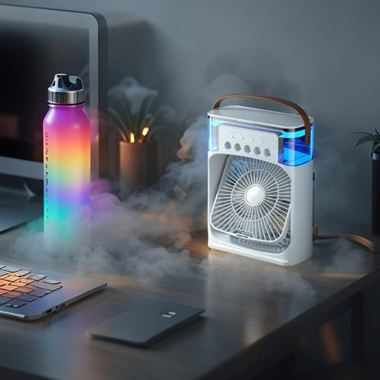 Ventilador Refrescante con Nebulizador