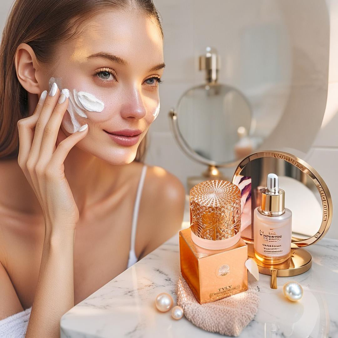 CREMA FACIAL BLANQUEANTE CON EXTRACTO DE PERLA 50ML.