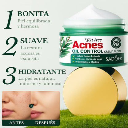 Creme Antiacne Árvore do Chá SADOER 50ml (1+1)