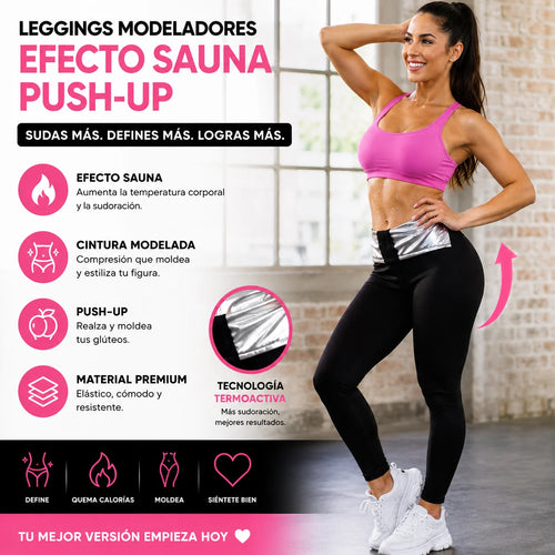 Leggings Modeladores Efecto Sauna & Push-Up