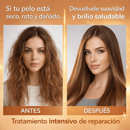 KARSEELL Máscara Capilar de Colagénio 500ml XXL – Tratamento de Reparação Profissional + Oferta 2 por 1