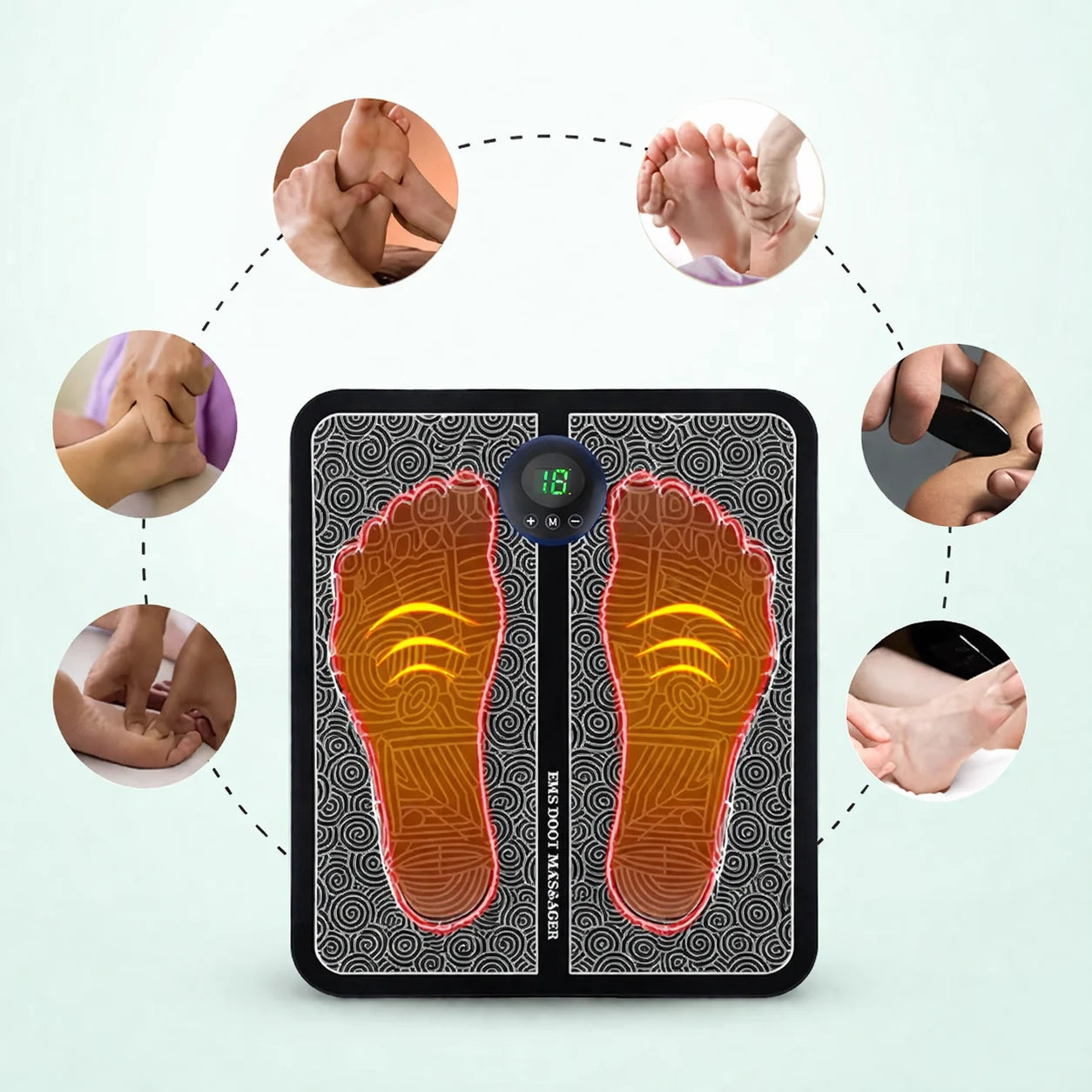 Electro-Masajeador EMS para Pies