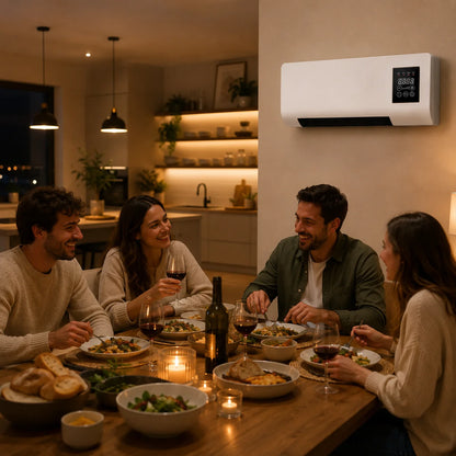 Mini Aire Acondicionado Portátil 2 en 1 | Refresca, Humidifica y Calienta